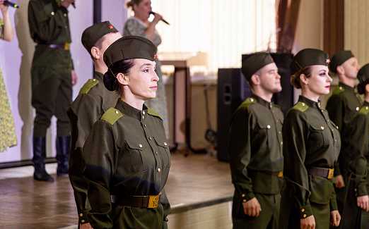 "Во славу русского солдата". Музыкально-театрализованное представление. Место проведения: КВО -120 МАОУ СОШ № 81, п. Пригородный, ул. Сербская, 7                      