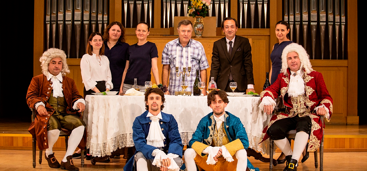 Они встретились... в органном зале!