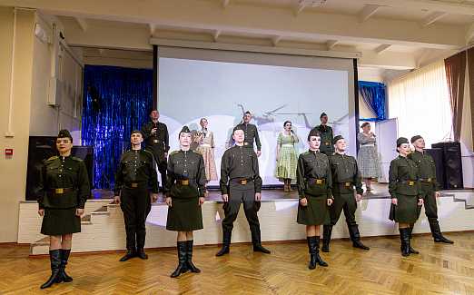 "Во славу русского солдата". Музыкально-театрализованное представление. Место проведения: МБУК "Виноградная централизованная клубная система", Анапский район поселок Виноградный, ул. Таманская, 2в  